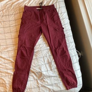 Burgundy pants